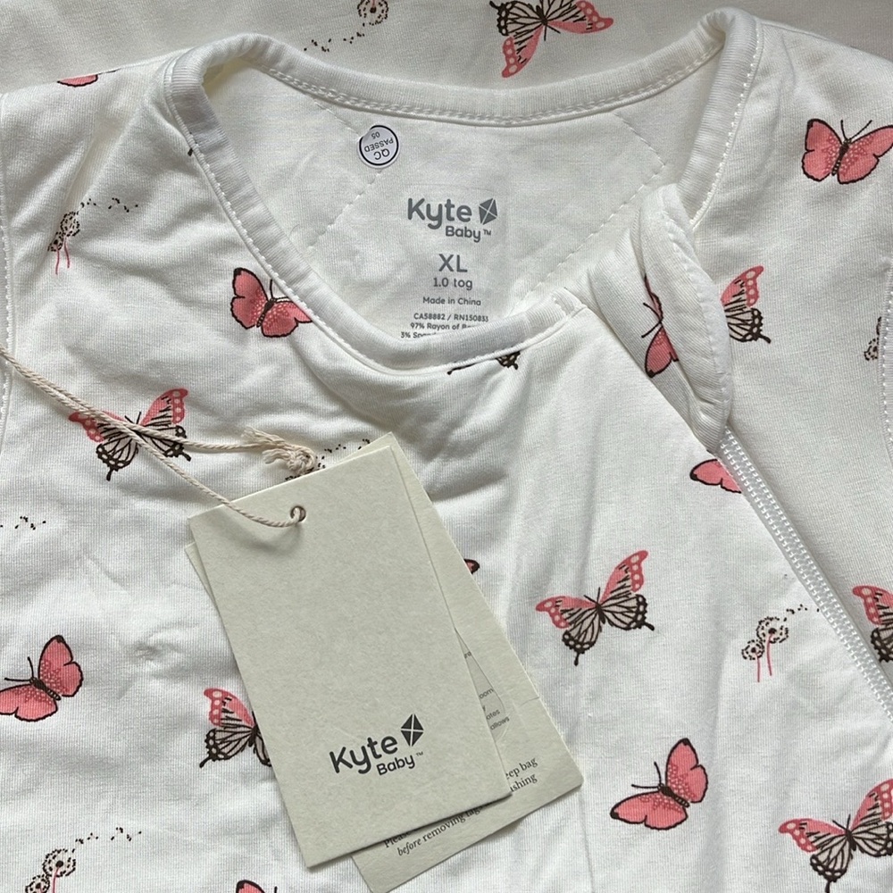 Kyte Baby Butterfly Print Sleep Sack XL
